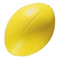 Soft Sponge Rugby Ball Lightweight Indoor & Outdoor Play Foam Ball Yellow Size-4 Soft Sponge Rugby Ball Lightweight Indoor & Outdoor Play Foam Ball Yellow Size-4