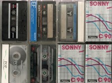 Lot de 11 cassettes cassettes vintage occasion