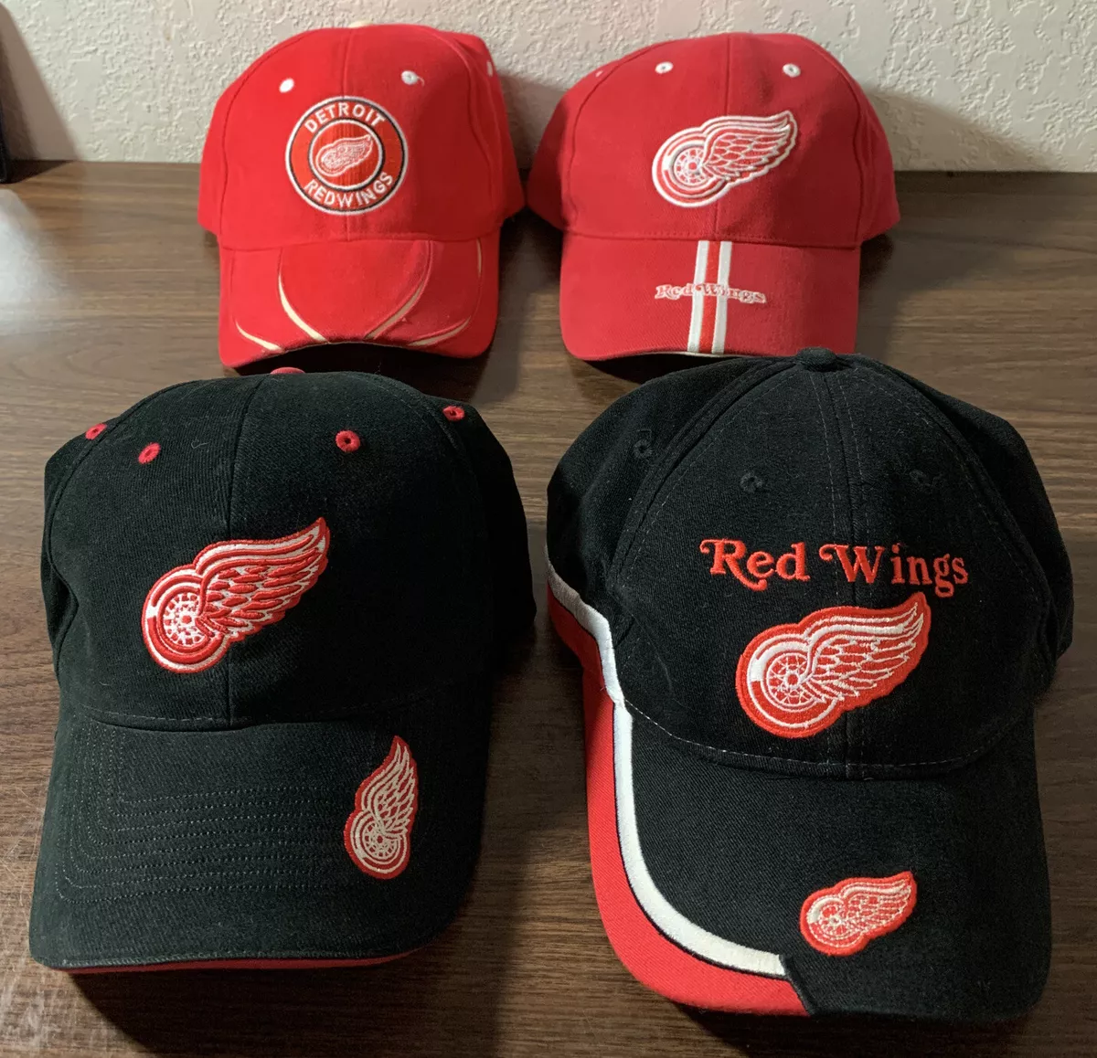 Red cheap wings hats