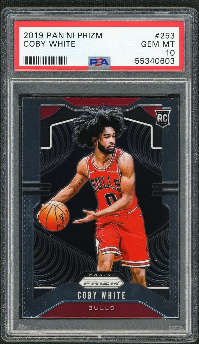NBA Trading Cards Coby White Rookie Card 2019-20 Panini Prizm #253