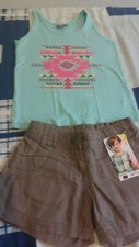 Lot Set Girl 8 Years Top  Shorts " Orchestra " Very Good Condition Label 