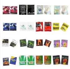 100pcs Resealable Mixed laser Candy Plastic Bags zipper lock Thick Pouch 8.5x10