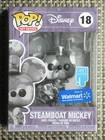 Funko POP Steamboat Mickey action figure vinyl figure #18 Disney ART Exclusive