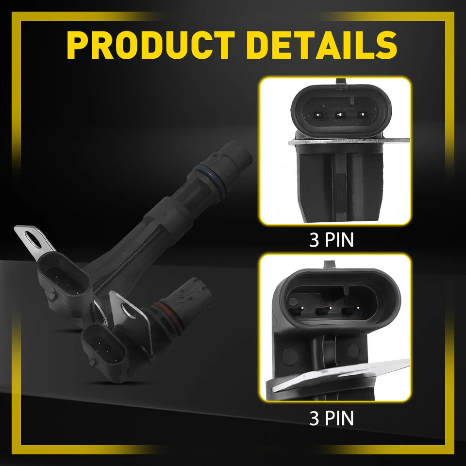 Camshaft & Crankshaft Position Sensor For Chevy Silverado 1500/GMC 5.3L 6.0L - Image 4 of 4