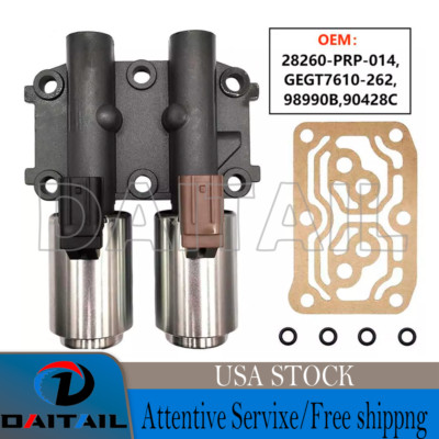 Transmission Dual Linear Solenoid 28260-PRP-014 For 03-07 Honda Accord 07-11 CRV