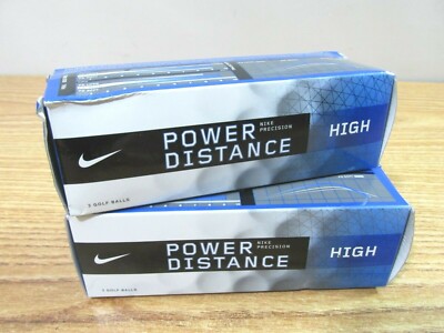 NIKE POWER DISTANCE HIGH GOLF BALLS 2 SLEEVES OF 3