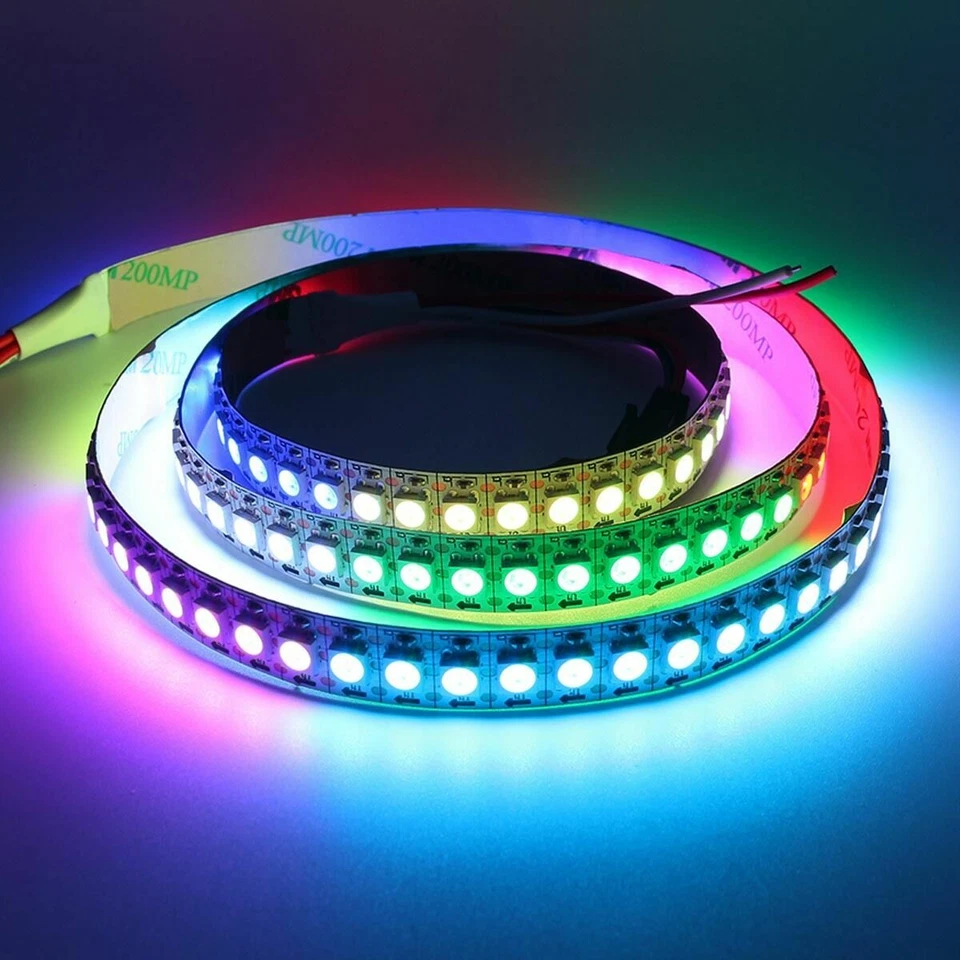 Wholesale WS2812B 5V 5050 RGB LED Strip 1-20M 60-1200 Led Individual Addressable - Image 4 of 4