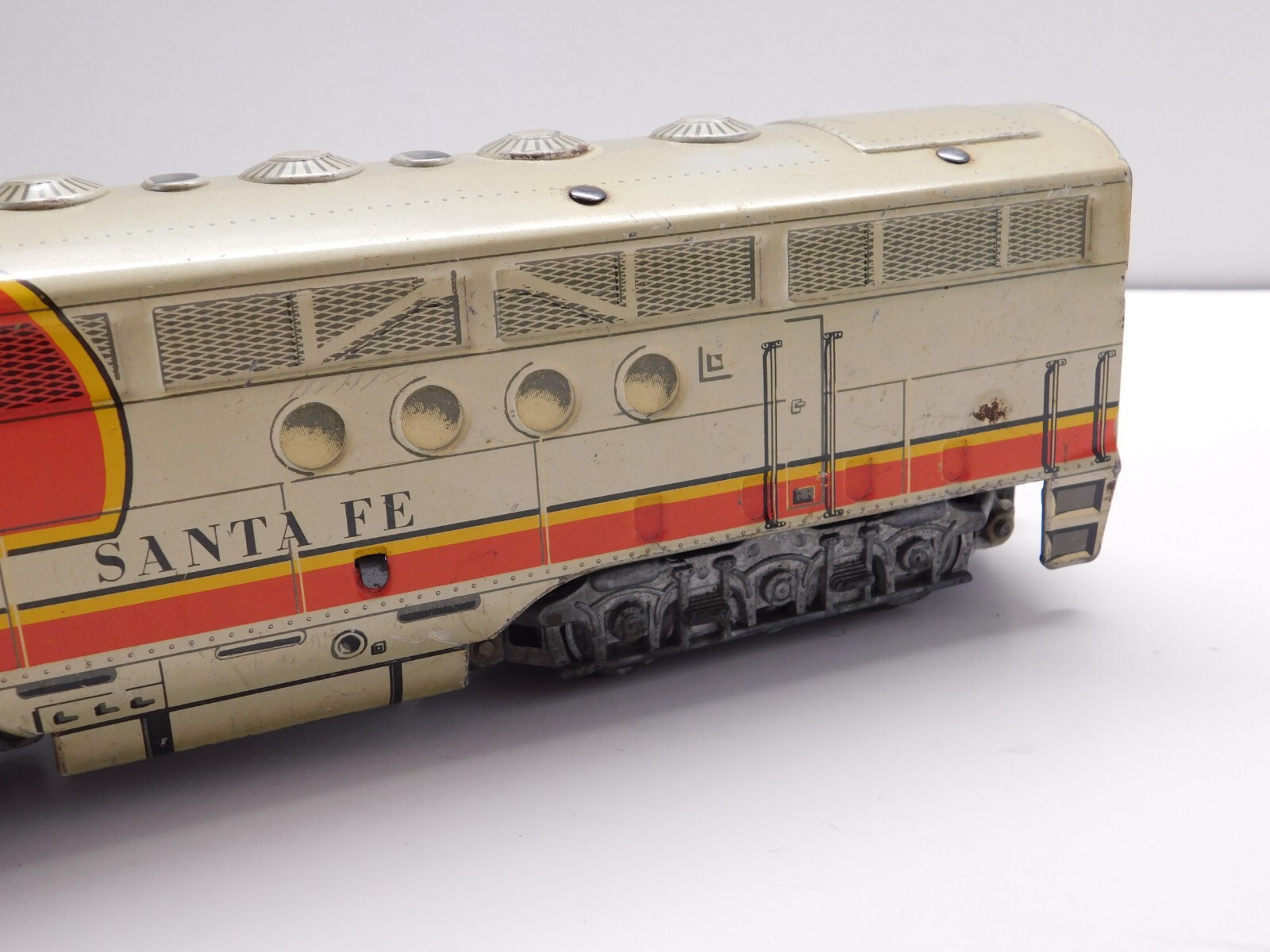O Gauge Vintage MARX Tin Santa Fe Powered & Unpowered Diesel
