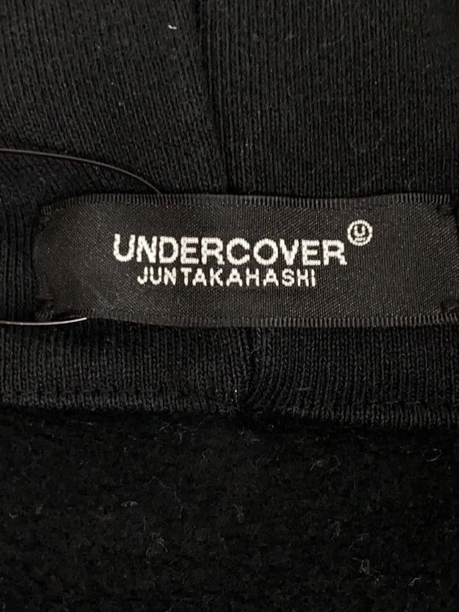 UNDERCOVER Felpa con Cappuccio Zip 20AW Kimono Foderato in Pile Profondo 2 Cotone Nero UCZ4802