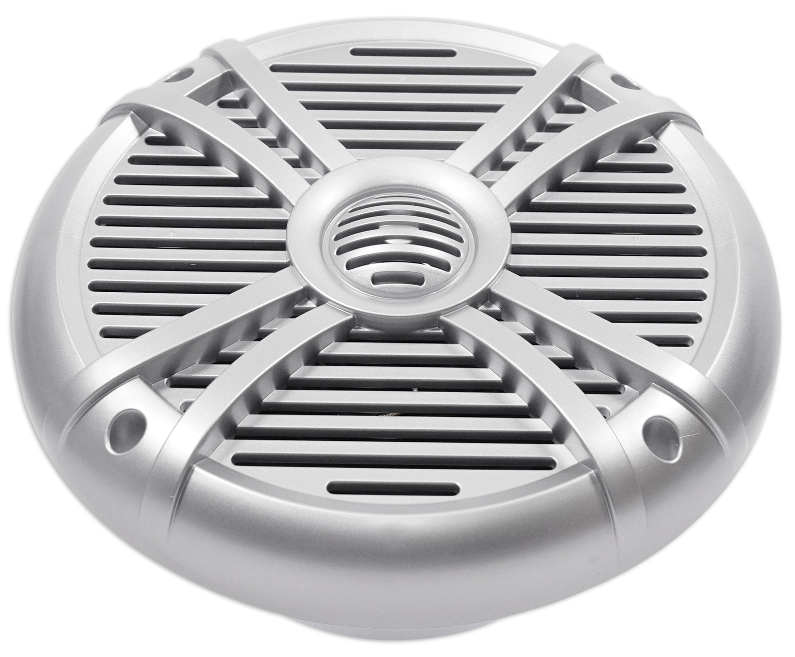 Пара водонепроницаемых динамиков для морских лодок Rockville RMSTS80S 8 мощностью 1000 Вт 2-полосная Серебристая