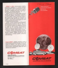 COMSAT International Communications Via Satellite Vintage Booklet Washington DC