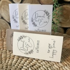 Wedding Ceremony Favour Church Reception Favor Idea. Tissue Packet, Sleeve Gift