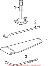 Genuine OEM Vehicle Lifting Jack Handle for Toyota 091150C030