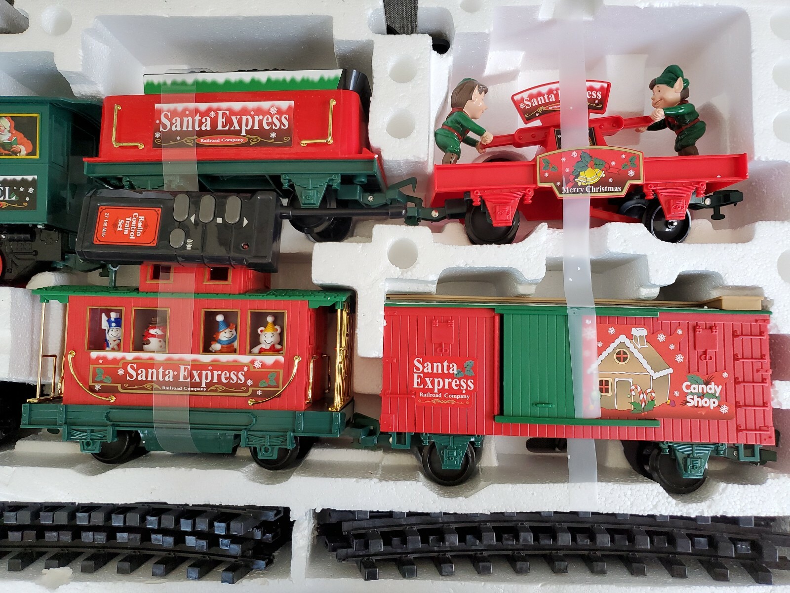 holiday santa express christmas train set 35 piece set