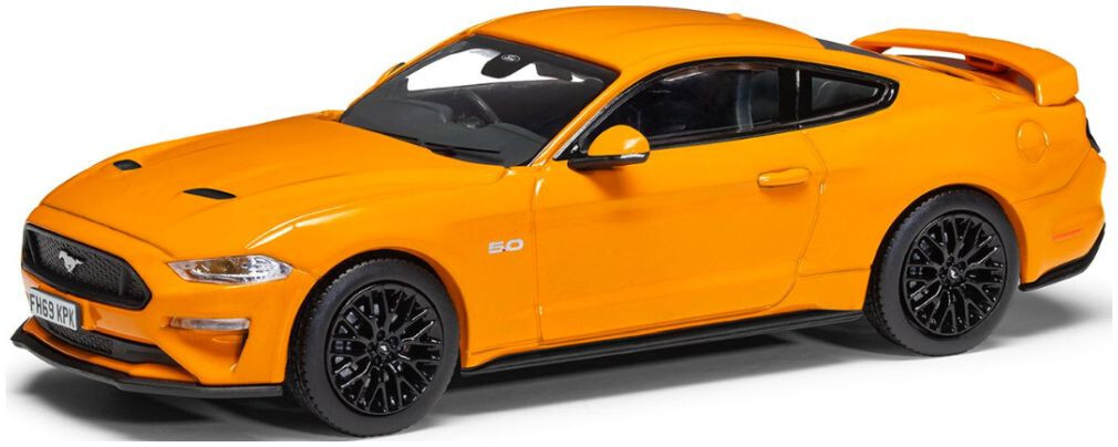 1:43 Corgi Vanguard #COR VA15502 Ford Mustang MK6 Fastback Orange Fury 2020