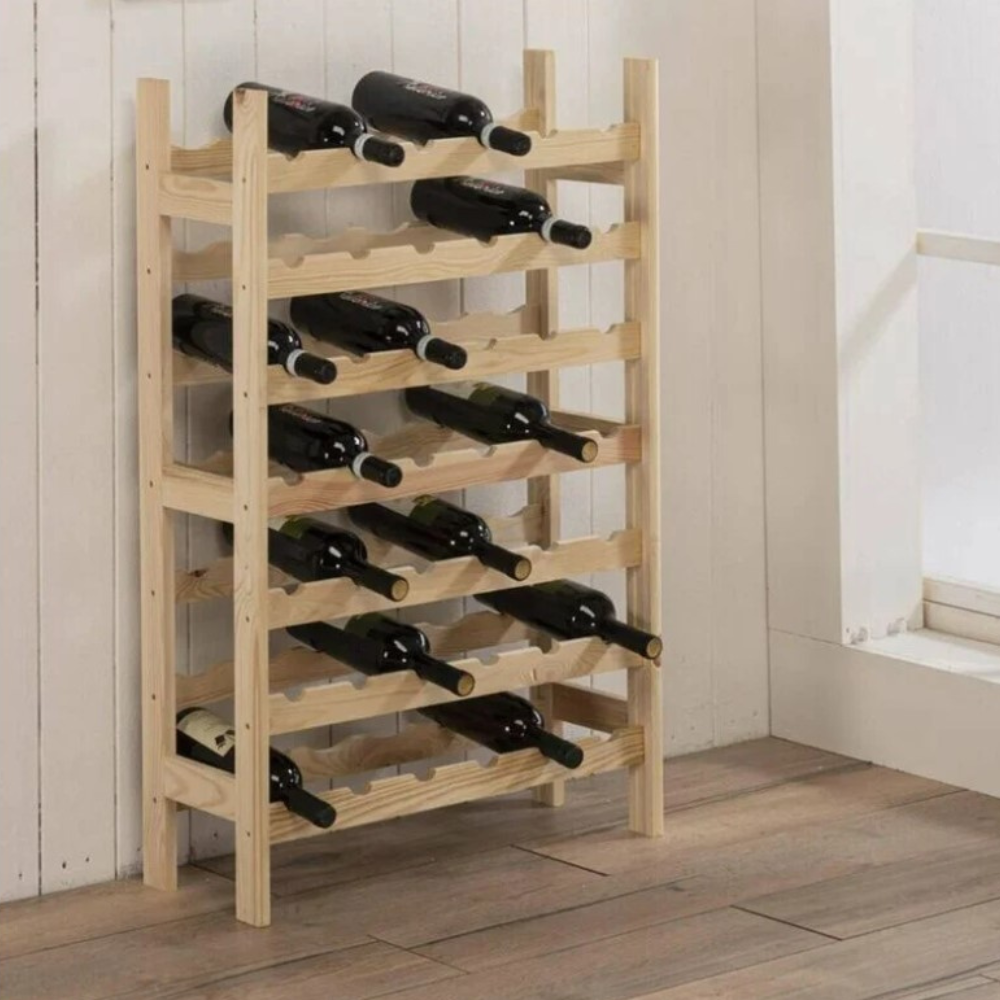 Mefra Portabottiglie In Legno Per 42 Bottiglie - Marrone | Acquisti Online Su - Foto 3