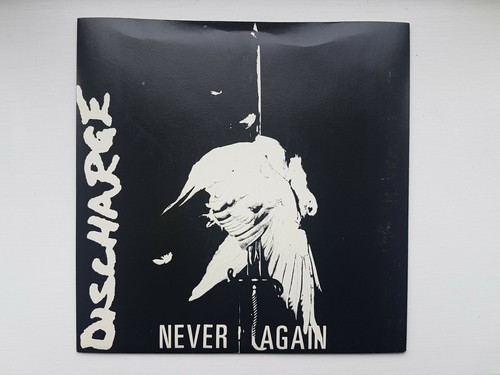 Discharge Never Again 7 inch Vinyl 1981 Top Zustand