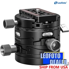 Leofoto G20 3D Geared Head with QR Plate Tripod Head for Camera