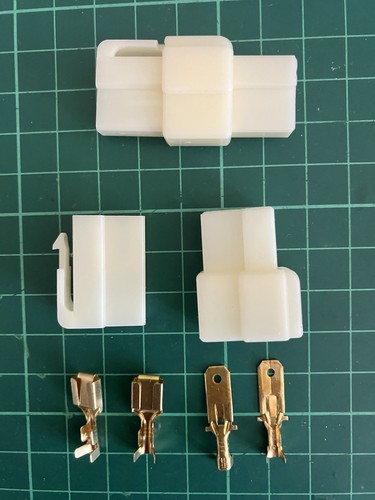 Job Lot of Electrical Connectors Terminals 2 pin Male Female Car Vehicle 1.5 2.5 - Picture 4 of 4