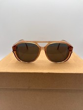 Vintage Bouton U-Fit Smoke Lens Safety Glasses With Amber Side Shields USA NIP