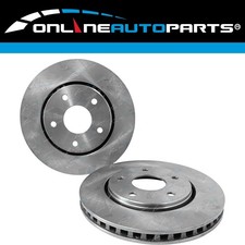 2 x Front Disc Brake Rotors for Dodge Journey JC V6 2.7L EER 2008~2012 302mm