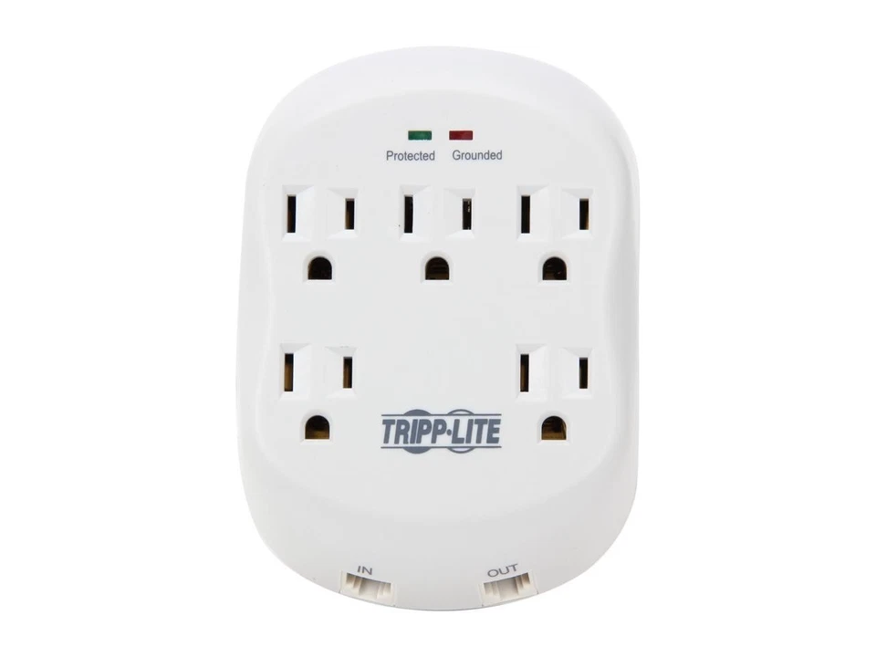 TRIPP LITE SK5TEL-0 5 Outlets 1080 joules Wallmount Direct Plug-In Protect It! - Image 2 of 4
