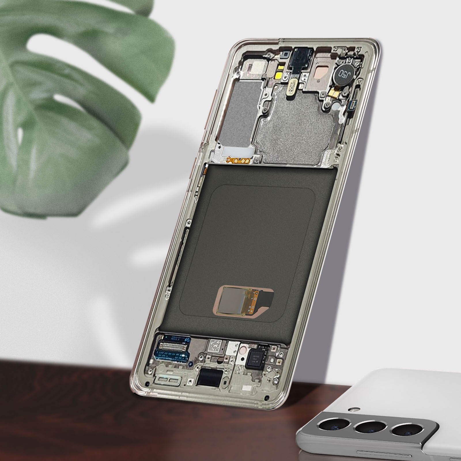 Écran LCD de Remplacement Samsung S21 Tactile Fluide et Affichage Net Blanc - 4