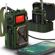 Emergency Weather Radio Model D9 14800mWh Power Bank, NOAA/AM/FM/Shortwave,