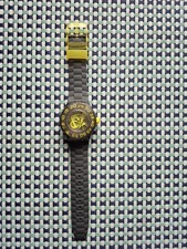 Swatch Watch Scuba Libre Cuttlefish Unisex Grey Yellow Silicone Strap