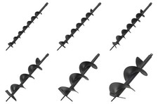 Steel Auger Drill Bit Garden Ground Drilling Tree Planting Fence Post Hole Plant