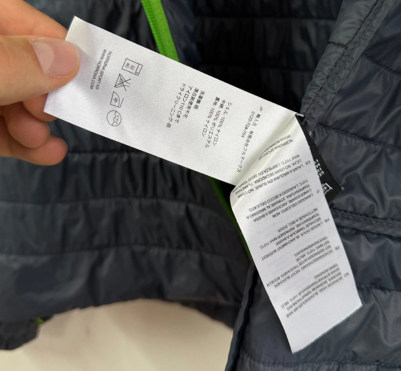 Norrøna Falketind PrimaLoft 60 Cool Black Jacket Outdoor - product detail image 9