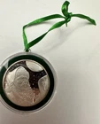 New ListingSanta Claus/ Christmas  Bell  1 Troy Ounce .999 Fine Silver Round. In Ornament