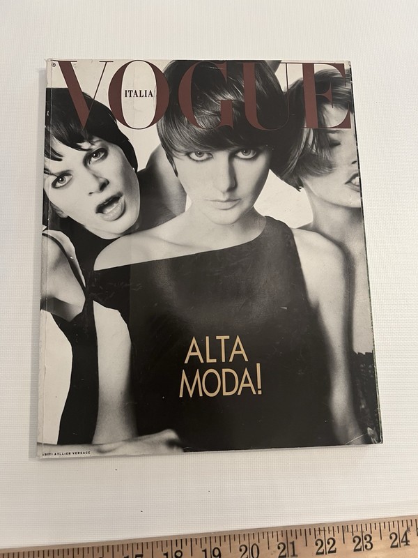 VOGUE ITALIA No.517 September 1993 alta moda supplemento Versace Cover