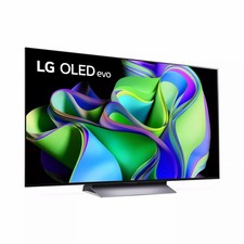 LG OLED77C31LA OLED evo TV (Flat, 77 Zoll / 195 cm, OLED 4K, SMART TV, webOS 23)