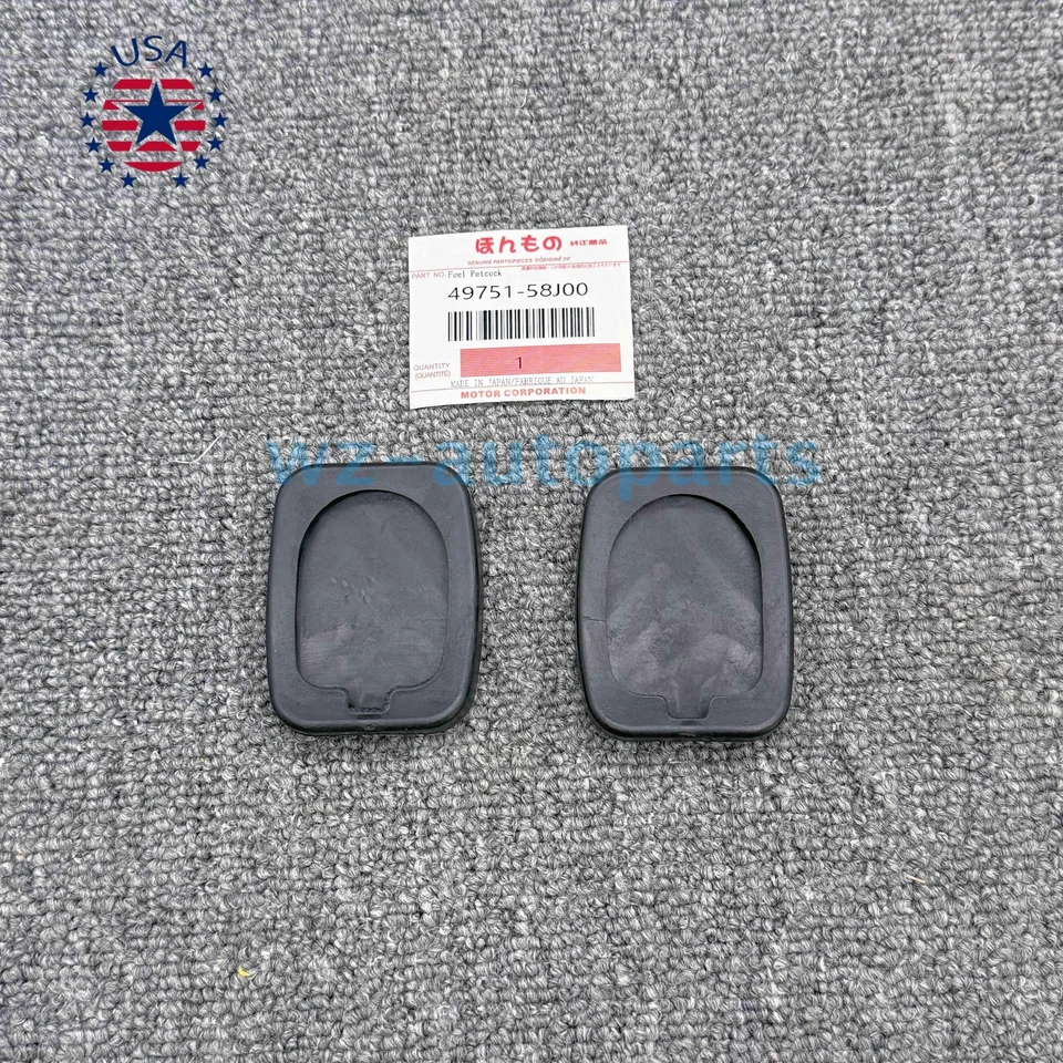 2x Brake Clutch Pedal Pad Covers for Suzuki Swift Samurai Sidekick Geo Metro US Foto 3 de 4