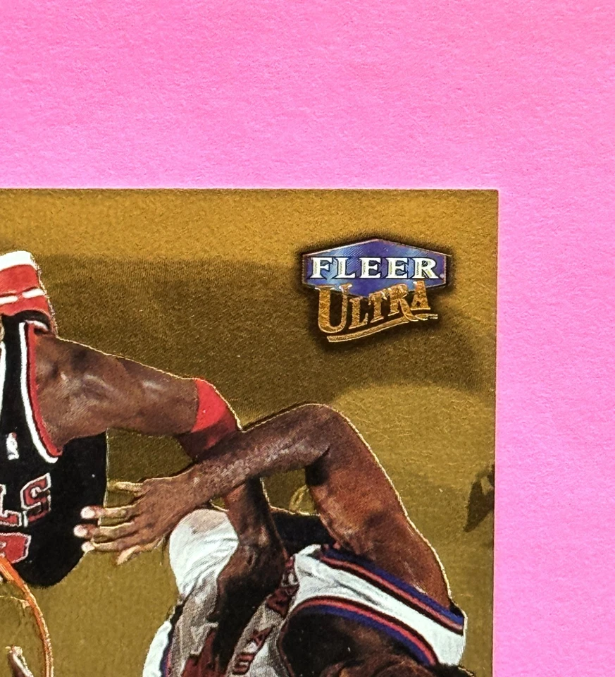 Michael Jordan SSP 1998-99 Fleer Ultra Gold Medallion #85G Bulls HOF Nice! - Image 3 of 4