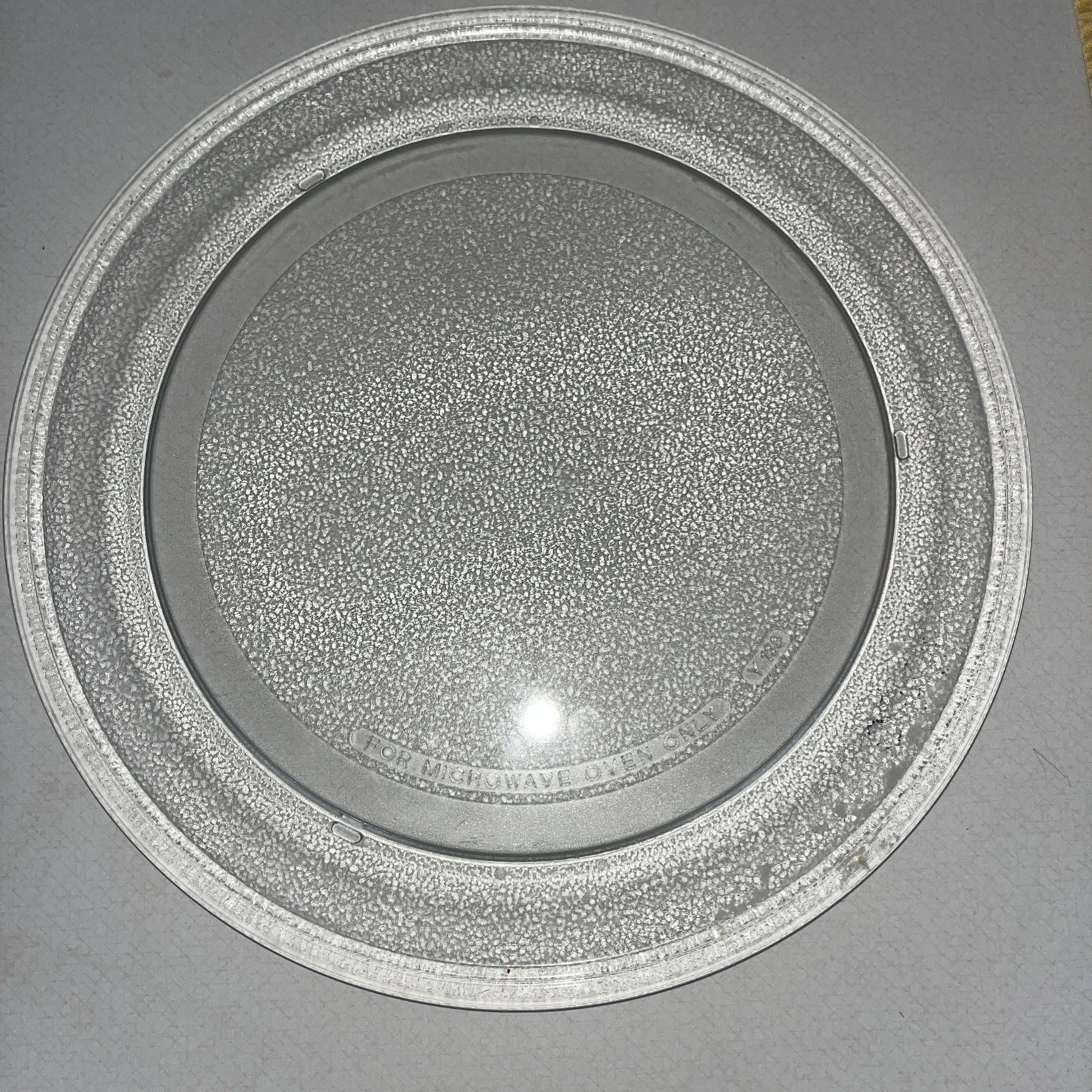 TRAY PLATE FOR MICROWAVE FOR MICROWAVE OVEN ONLY Y139 12.5"