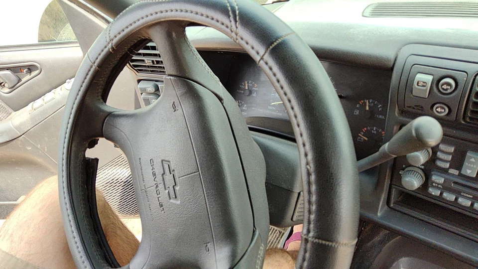 1996 1997 1998 S10 Blazer Steering Wheel Oem Gray 16759293 - Image 2 of 4