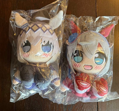 Set of 2 Uma Musume Cinderella Gray Oguri Cap Tamamo Cross Kuripan Plush