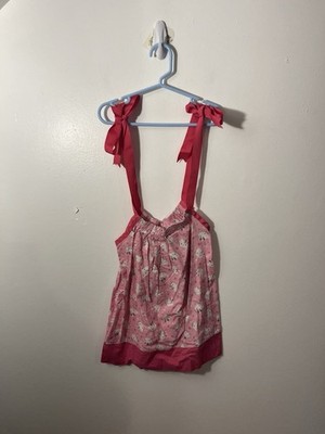 Hello Kitty Cartoon String Dress Girls Size 3 Custom Embroidery