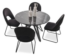 Esszimmer Garnitur Set Esstisch 6x Stühle Komplettes Set Luxus 7tlg