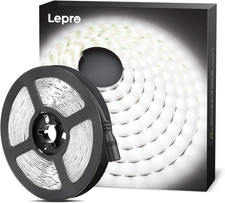 White LED Strip Light 5M (No Plug, Striplight Only), 300 Leds, 2300Lm, 6000K, St