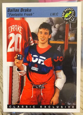 1993 Classic Pro Hockey Prospects Dallas Drake #15 Detroit Red Wings