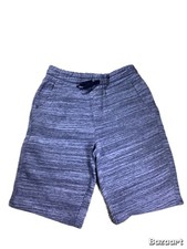 Old Navy Kids Sweat Shorts Size L 10-12 Heather Navy Blue Pull On Excellent