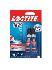 Super Glue 0.07 Oz. Liquid Clear 2 Pack Tubes Each 