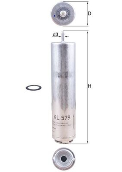 Kraftstofffilter Knecht KL 579D Leitungsfilter FüR BMW E91 E90 Alpina X3 E93 E92-image