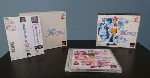Tokimeki Memorial 2 + SPINE CARD SLPM 86355~9 5discs Japanese PS1 Game Free Ship