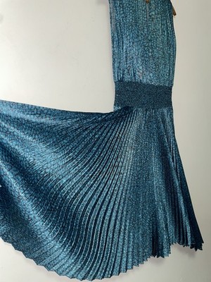 Fenn Wright Manson By Amanda Holden Blue Turquoise Dress Uk 14