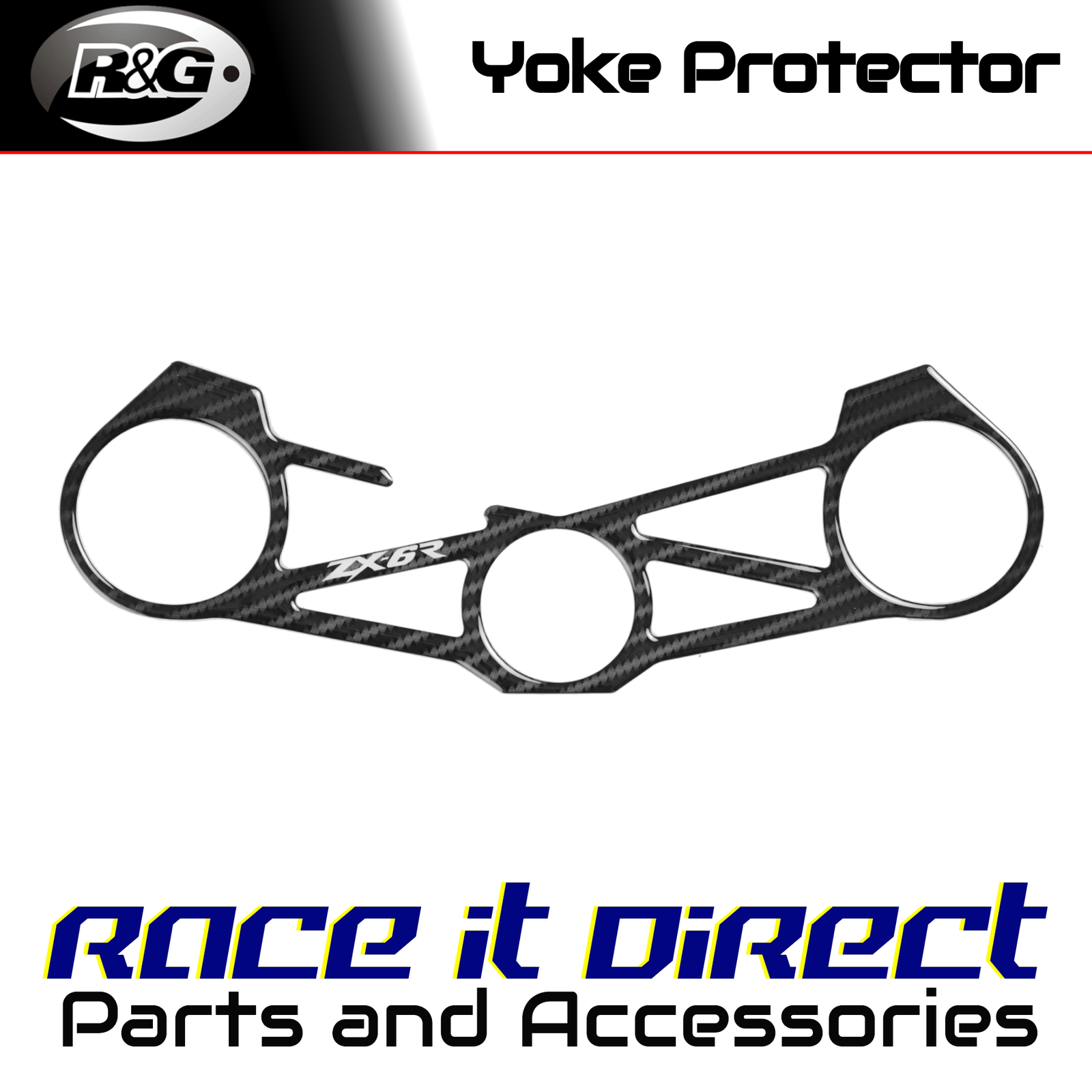 R&G - RD-YK14CF - Red Dynamic Fuel Cap / Yoke Protectors