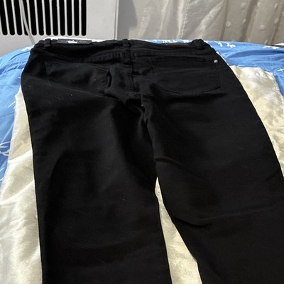 Tahari Women s Plus 14W Skinny Jeans Black Dark Wash Stretch Slimming 5-Pocket